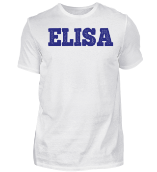 Shirt mit ELISA Druck.