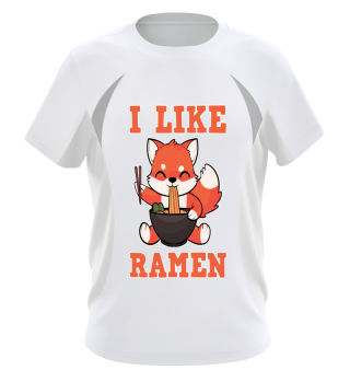 Fox I like Ramen Noodle Soup design