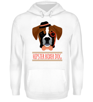 Cooles Shirt Hipster Boxer Hund