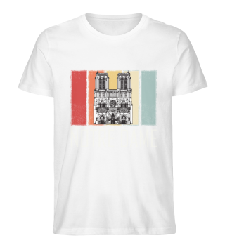Notre Dame Retro Paris Cathedral French