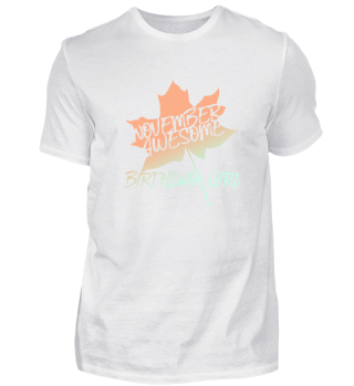 November Birtday Girl Geburtstag