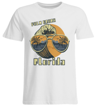 Palme Sonnenbrille Florida Palm Beach Ocean