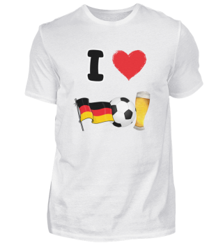 Deutschland Fußball Fan T-Shirt EM 2024