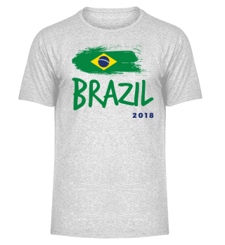 Brazil 2018 Soccer Flag Gift Idea