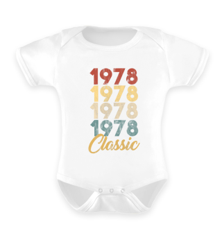 Born in 1978 Gift - Shirt - Classic
