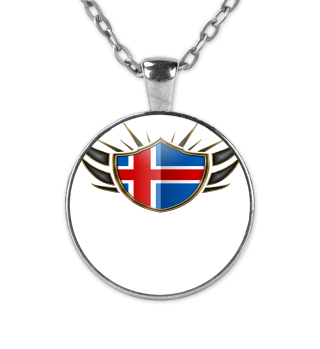Island-Iceland Wappen Flagge 014