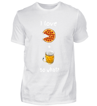 I love pizza + beer, so what?
