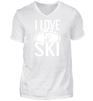 I love Ski Geschenk