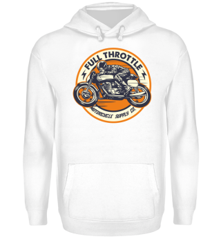 Full Throttle retro racer clean orange