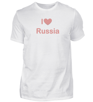 I love Russia,Russland,Geschenk,Pink, 