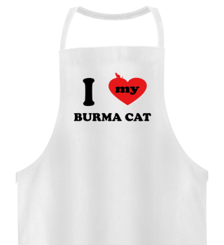 I Love my Burma Cat Katze