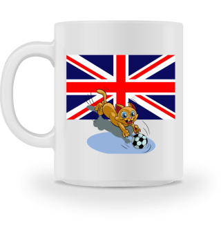 Great Britain soccer cat