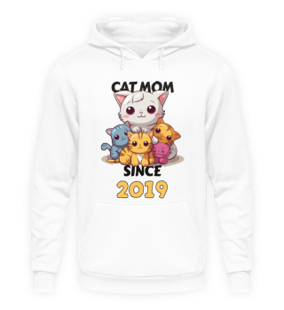 Cat Mom Since 2019, Katzenmutter, Katzenliebhaber