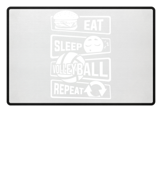 Eat Sleep Volleyball Repeat - Volley Net