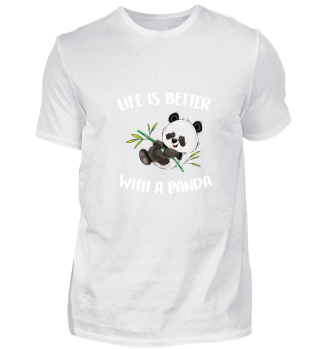 Life Is Better gift for Panda Lovers