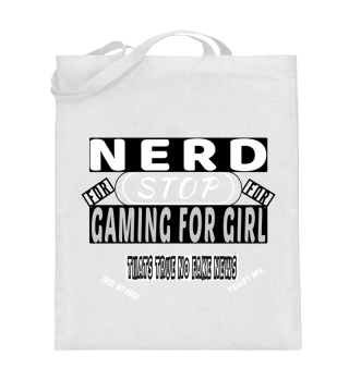 nerd stop gaming for girl