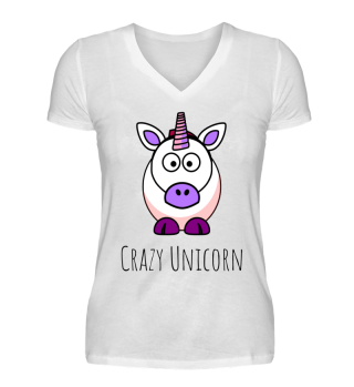 Crazy Unicorn - Einhorn Shirt