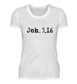 T-shirt Damen Joh. 3,16