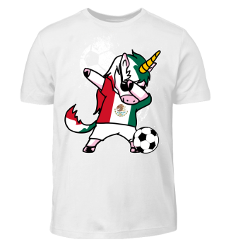 Mexiko Fussball Einhorn Unicorn Dab