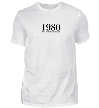 Legendärer Jahrgang 1980 Shirt Geschenk