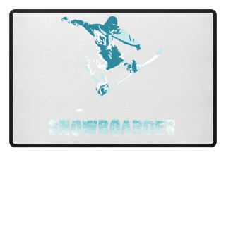 Snowboarder Schnee Logo