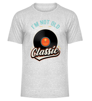 I am Classic / Retro Vinyl Music Shirt