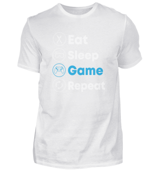 Eat Sleep Game Repeat 2020 T-Shirt