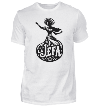 La Jefa The Boss Funny Sugar Skull Woman Mexican Gift for Girls
