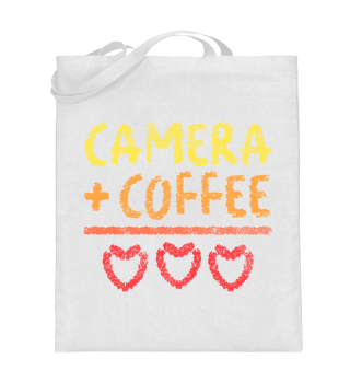 Camera + Coffee = Happyness Tee
