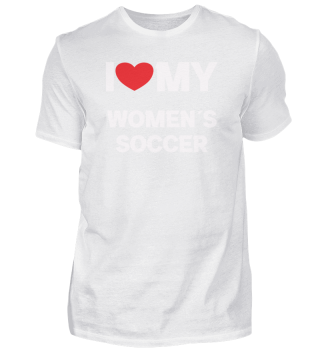 Ich liebe/liebe meinen Frauenfußball