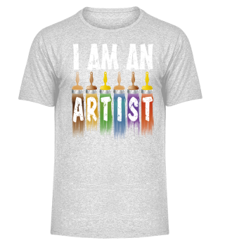 I Am An Artist Kunst Shirt Design