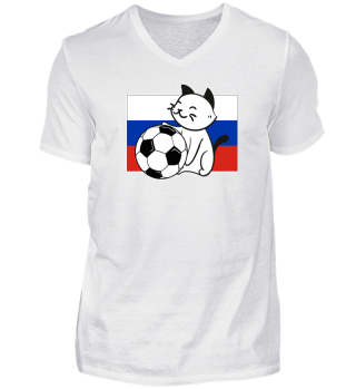 Russia soccer cat