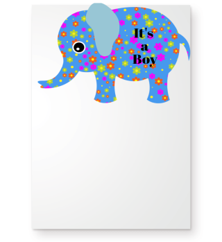 Elefant Blau Boy Junge 