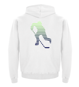 Ice Hockey Player Silhouette Design