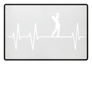 Golf Heartbeat Golfer Herzschlag