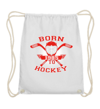 born to hockey geschenk icehockey 1985