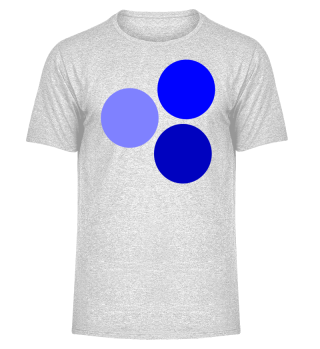 blaue Kreise - Logo - Design - Geschenk
