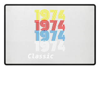 Jahrgang 1974 Design - Vintage 1974
