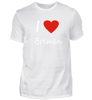 I love Bremen Herz Geschenk Idee