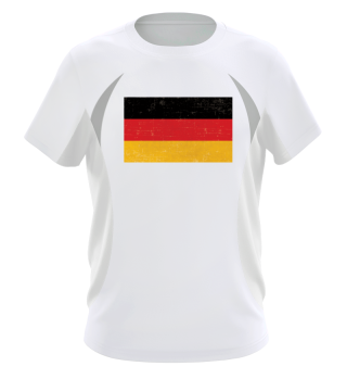 Old scuffed German flag gift idea
