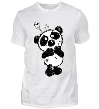 Grumpy Panda Bear I Skull Fun Comic 