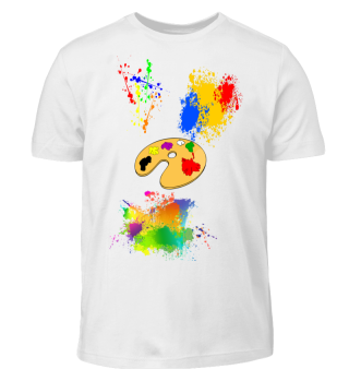 T-Shirt mit Farbkleckse, Farbpalette