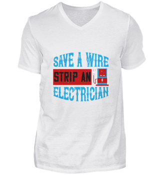 Save a wire strip an electrician