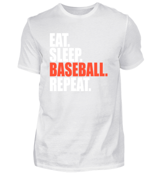 Eat Sleep Baseball Repeat T-Shirt 