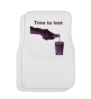 time to loot drawn purple back