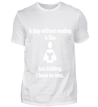 a day without reading