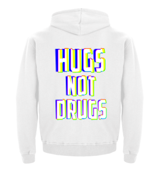 Hugs Not Drugs TV Glitch Effect