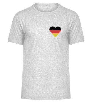 Deutschland Herz Fussball Geschenk
