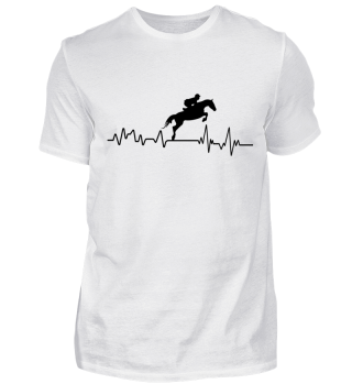Heartbeat Springreiten- T-Shirt