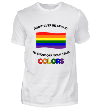 LGBT Flagge True Colors Rainbow